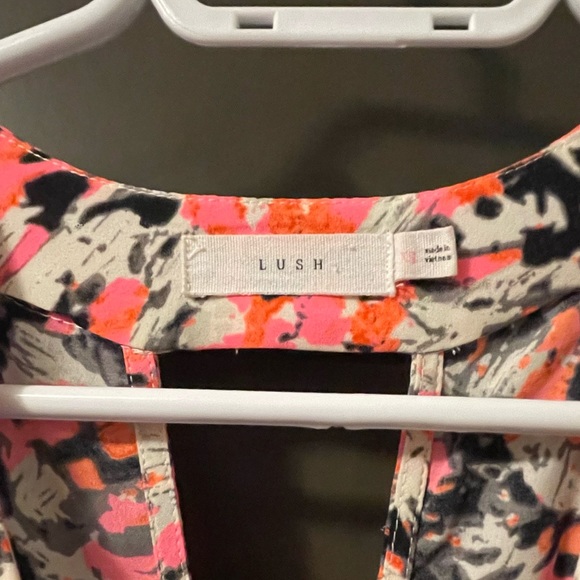 Lush abstract neon dress from Nordstrom, size XS - Picture 2 of 3